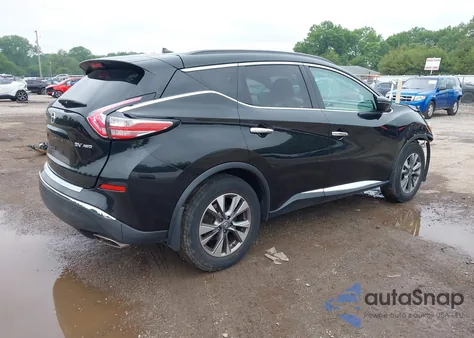 2016 Nissan Murano Sv из США, поврежденный, VIN 5N1AZ2MH2GN121384